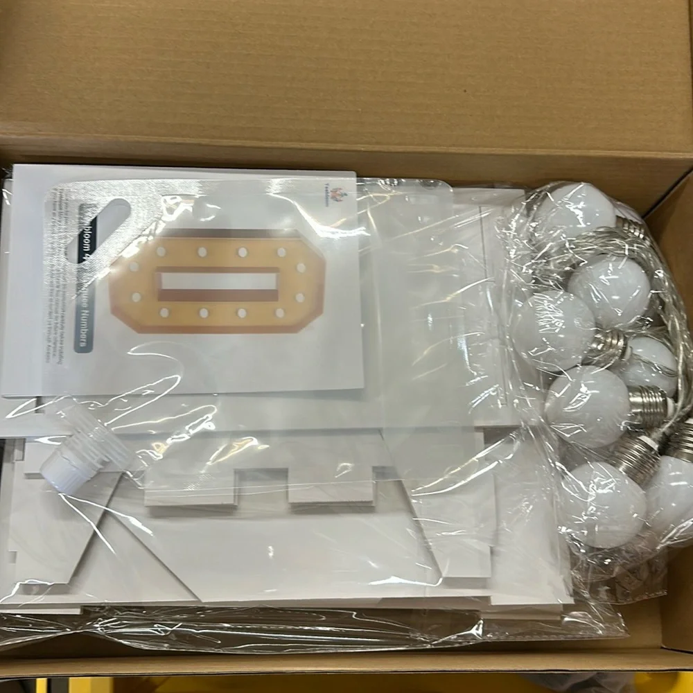 Teebloom 4ft Marquee Light up Large Number 0 NEW!